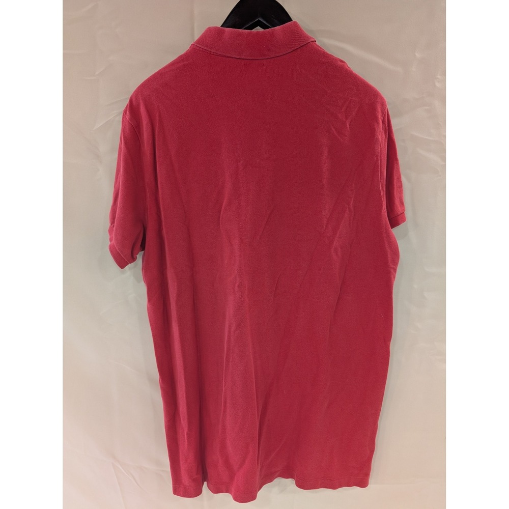 Polo Ralph Lauren Mens XL Custom Fit Short Sleeve Polo Shirt Red - Picture 3 of 4